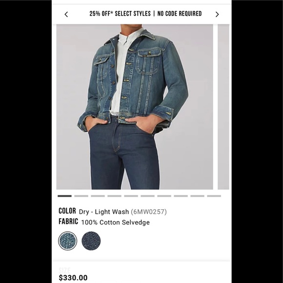 Brand new Lee jean Jacket - Picture 6 of 6